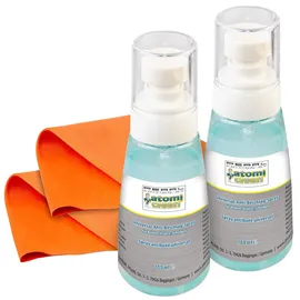 AtomiClean 2er-Set Universal-Anti-Beschlag-Spray für Brillen, Scheiben, je 100 ml