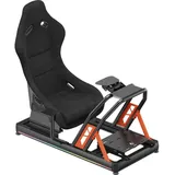 NanoRS Stand with seat for racing wheel max 120kg RS423 2pcs, Zubehör Gaming Möbel