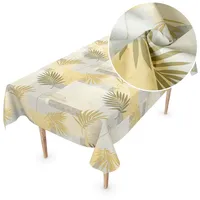 ANRO Wachstuchtischdecke Wachstischdecke Meterware Wachstuch abwaschbare Tischdecke PVC frei