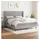 vidaXL Boxspringbett mit Matratze Hellgrau 160x200 cm Stoff