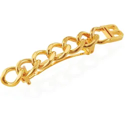 Balmain Hair Couture Gold Plated Barrette Medium Chain