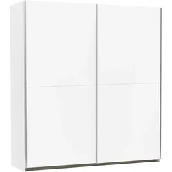 Schwebetürenschrank RAUCH "Kleiderschrank Schrank Garderobe SATURN mit 3 Ausstattungsvarianten", weiß (alpinweiß), B:175cm H:191cm T:59cm, Holzwerkstoff, Schränke, 3 verschiedene Ausstattungsvarianten Griffe aus Metall MADE IN 