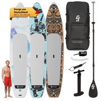 Capital Sports Inflatable SUP-Board Kipu Allrounder Tandem, Paddle Board, (Set), Stand Up Paddling Board Standup Paddle Board SUP Board Paddel Board