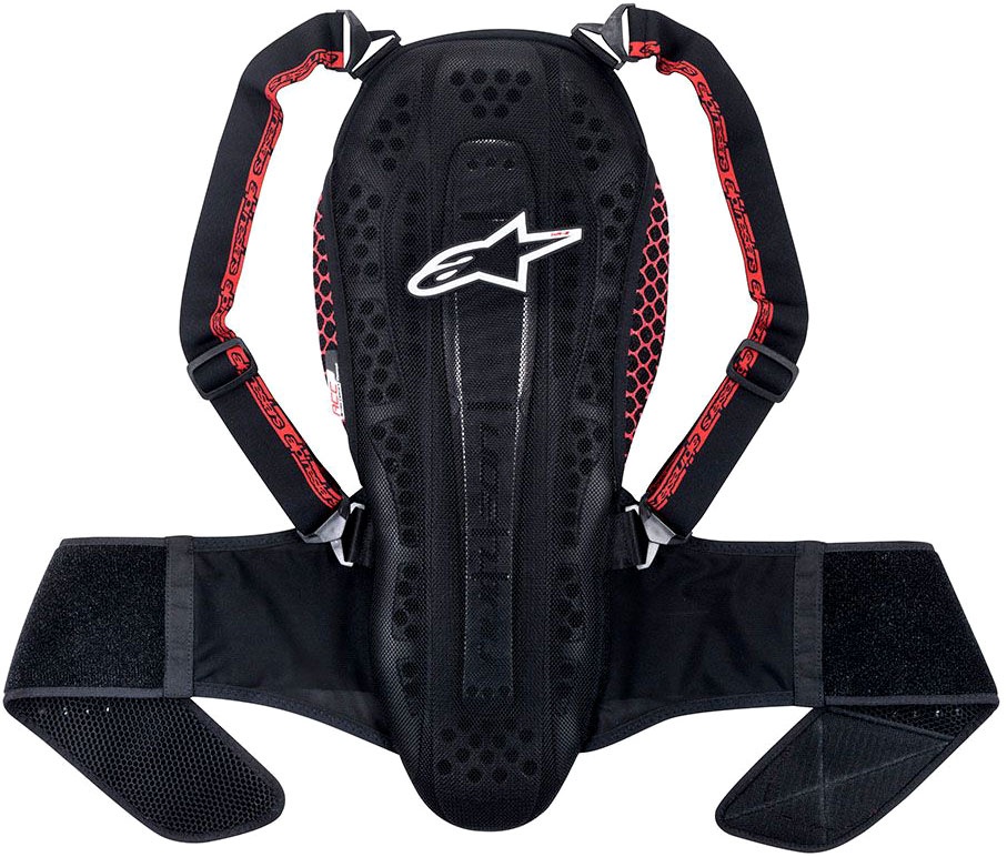 Alpinestars Nucleon KR-2, protection dorsale - Noir/Gris/Rouge - L