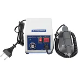 Marathon Steuerbox mit Fußpedal und Handstück für Schleifen Polieren 35000rpm Drehmaschine für Zahnmedizin Schmuck Nagelkunst, 65W Leistung, kompakte Steuerung, ideal für präzise Arbeiten
