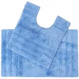 Homescapes Spa Supreme Blau 50 x 80 cm / 50 x 55 cm