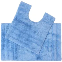 Homescapes Spa Supreme Blau 50 x 80 cm / 50 x 55 cm