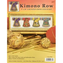 Design Works Crafts Kreuzstich Stickpackung Kimono-Reihe, Zählmuster