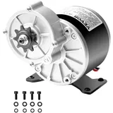 Vevor 350 W Elektrischer Gleichstrommotor, Leistungsstarker Elektromotor, 24 V, 3000 U/min, Go-Kart-Elektromotor, elektrischer Dirtbike-Motor für E-Bike, Dirt Bike