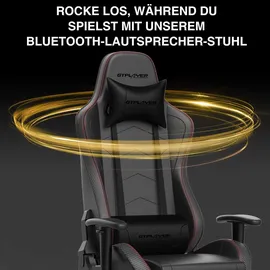 GTPLAYER Gaming Stuhl Holz Schwarz
