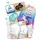 99flips Knieschoner Kinder Schoner Inliner Kinder - Inliner Schoner Set - Protektoren - Knie und Ellenbogenschützer - Größe XS Magic Silver - Knieschützer Skateboard, Scooter, Rollschuhe