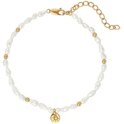 Hot Diamonds DL647 Damen Perl-Armband Silber vergoldet HD X JJ Calm Lunar
