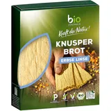 biozentrale Knusperbrot Erbse Linse - 7x100g (7er Pack) Bio-Knusperbrot - vegan & glutenfrei - knusprig luftige Alternative zu Maiswaffeln, Reiswaffeln und Knäckebrot