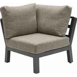 LC Garden Avena Speiseloungeset 3-tlg. Anthrazit/Braun - Grau