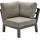 LC Garden Avena Speiseloungeset 3-tlg. Anthrazit/Braun - Grau