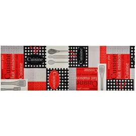 vidaXL Küchenteppich Waschbar Cuisine 60x300 cm