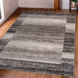 OTTO home Teppich OTTO HOME "Beldre" Gr. 6, braun, B:200cm H:9mm L:300cm, Kunstfaser, Teppiche, Teppich, mit besonders weichem Flor, Kurzflor, modernes Design, mit Bordüre