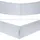 Wiltec Rasenkante 1000 x 14 cm 10 Stück grau