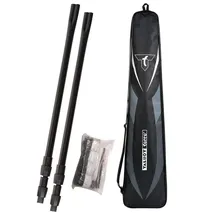 Talbot Torro 449599 - Badminton Teleskop-Netz-Set