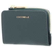Coccinelle Metallic Soft Credit Card Holder E2MW5170101 kale green
