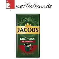 12 x 500 Gr. Jacobs Krönung Entkoffeiniert  Gemahlener Kaffee