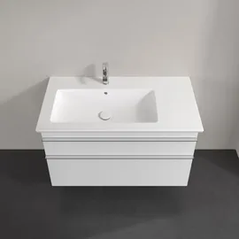 Villeroy & Boch Waschbeckenunterschrank 2 Auszüge 95,3 x 59 x 50,2 cm Weiß