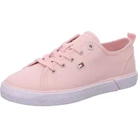 Tommy Hilfiger Damen Vulc Canvas Sneaker Fw0fw08063 Low Top, Pink (Whimsy Pink), 38 EU