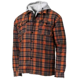 Savage Gear Outdoorjacke Savage Gear Twin Shirt Jacket Orange/Grey - Angeljacke M