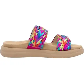 REMONTE Damen D2N52, Frauen Slipper,Backless Slipper,Gartenschuhe,Sommerschuhe,sommerclogs,Pantoletten,Slip on,Freizeitschuhe,Slides,Multi (90),38 EU - 38 EU