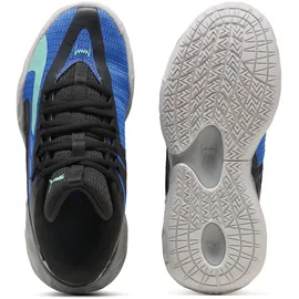 Puma Dagger 2 Mid Basketballschuhe Jugendliche Kinder, Gr. 37.5, Black Bluemazing aquatic Blue Green - 37.5 EU