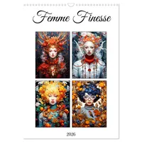 Calvendo Femme Finesse (Wall Calendar 2026 DIN A3 Portrait),