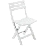 PROGARDEN Birki Klappstuhl 46 x 41 x 78 cm weiß