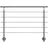 DOLLE Geländer-Set PS 011 150 cm Aluminium