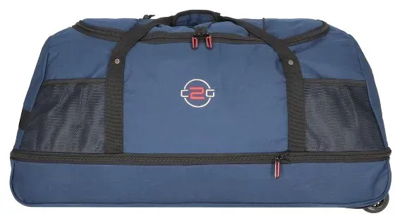 Nowi 2 Rollen Reisetasche 61 cm mit Dehnfalte navy