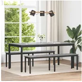 vidaXL Sitzbank Graues Sonoma 160 x 35 x 45 cm