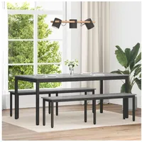 vidaXL Sitzbank Graues Sonoma 160 x 35 x 45 cm
