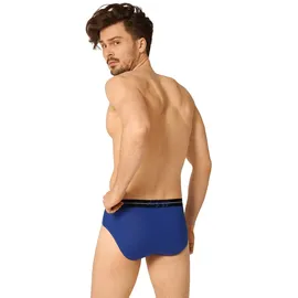 SLOGGI Herren Slips 2er Pack - Start midi C2P box, Baumwolle Schwarz/Blau M