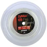 Ashaway Badmintonsaite Zymax 69 Fire (Kontrolle+Grip) weiss 200m Rolle
