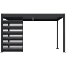 Paragon Lamellen Sichtschutz für Pergola Grand Tuscan 14 1,35 x 2,34 m Grau