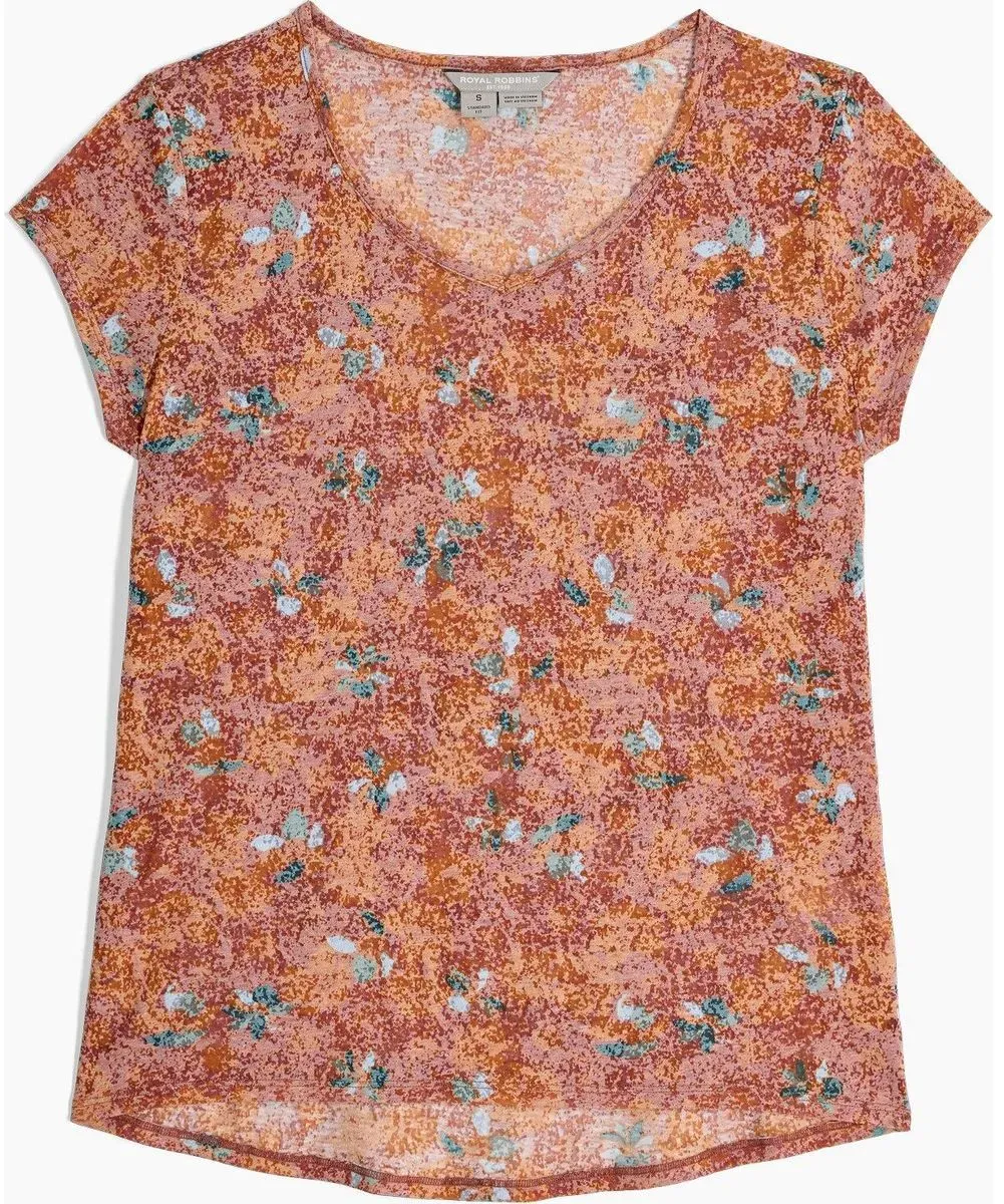 Royal Robbins Featherweight Tee mahogany marigold pt (615) M