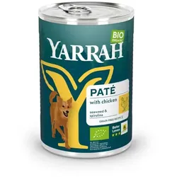 Yarrah Hund Pastete - Huhn getreidefrei  bio 400g