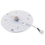 McShine LED-Modul McShine, Umrüstsatz mit Magnethalterung, Ø18cm, 24W, 2.200 lm, neutralweiß, 4000K, step-dimmbar