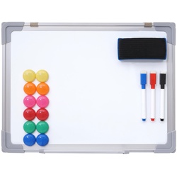 Whiteboard MCW-C84, Magnettafel Memoboard Pinnwand, inkl. Zubehör ~ 40x30cm