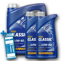 MANNOL ÖL Motoröl Classic 10W-40 Motorenöl 6L 502.00 505.00 API SN/SM/CF