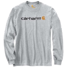 CARHARTT Herren Workwear Signature Graphic T-Shirt Core Logo Hellgrau S