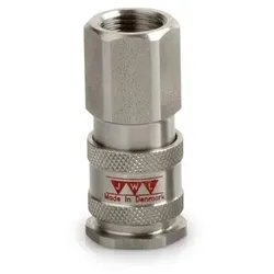 Kupplung Edelstahl 316 JWL Serie 540, DN 7,8, IG 1/2" BSP (Lebensmittel)