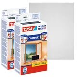Tesa COMFORT 55388-00500-01 Fliegengitter (B x H) 130cm x 150cm Anthrazit 2 St.