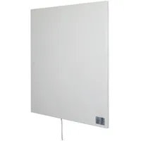 Infrarot-Heizpaneel design, Weiß, Metall, Kunststoff, 40x3.3x60 cm, Lampen -