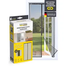 EasyMaxx Insektenschutzvorhang 100 x 210 cm Schwarz
