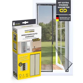 EasyMaxx Insektenschutzvorhang 100 x 210 cm Schwarz